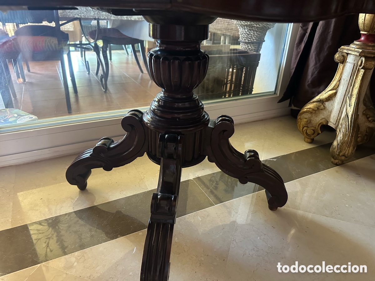 Antig&uuml;edades: Mesa antigua inglesa - Foto 5