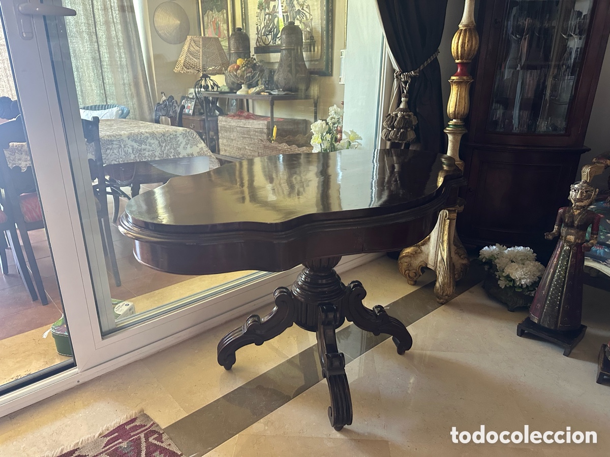 Antig&uuml;edades: Mesa antigua inglesa - Foto 6