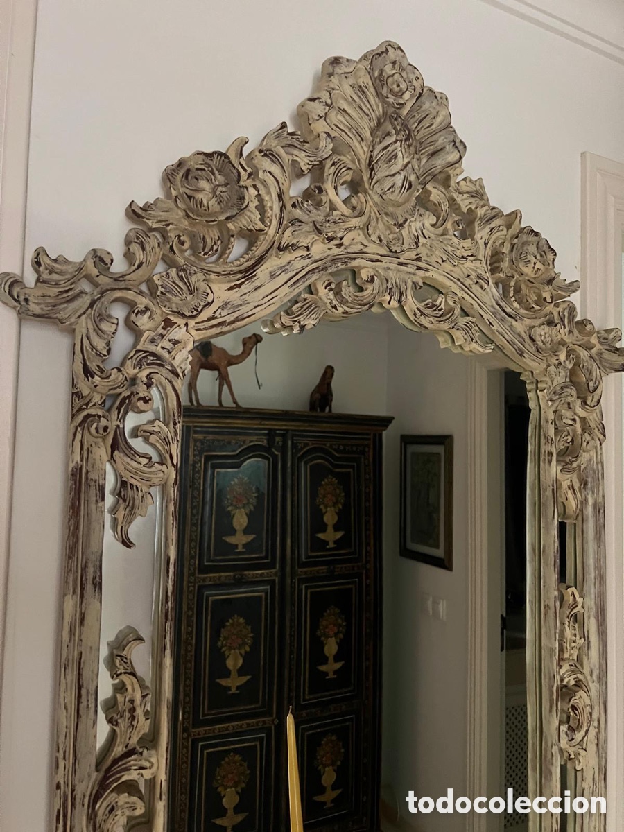 Antig&uuml;edades: Imponente Consola con espejo antiguo - Foto 2