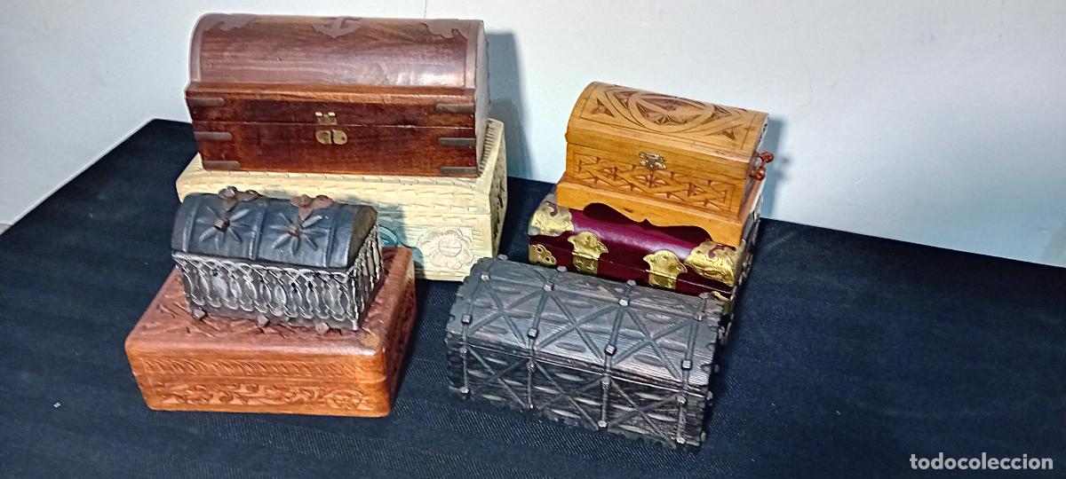 Antig&uuml;edades: LOTE DE PEQUE&Ntilde;OS JOYEROS Y CAJITAS - Foto 3