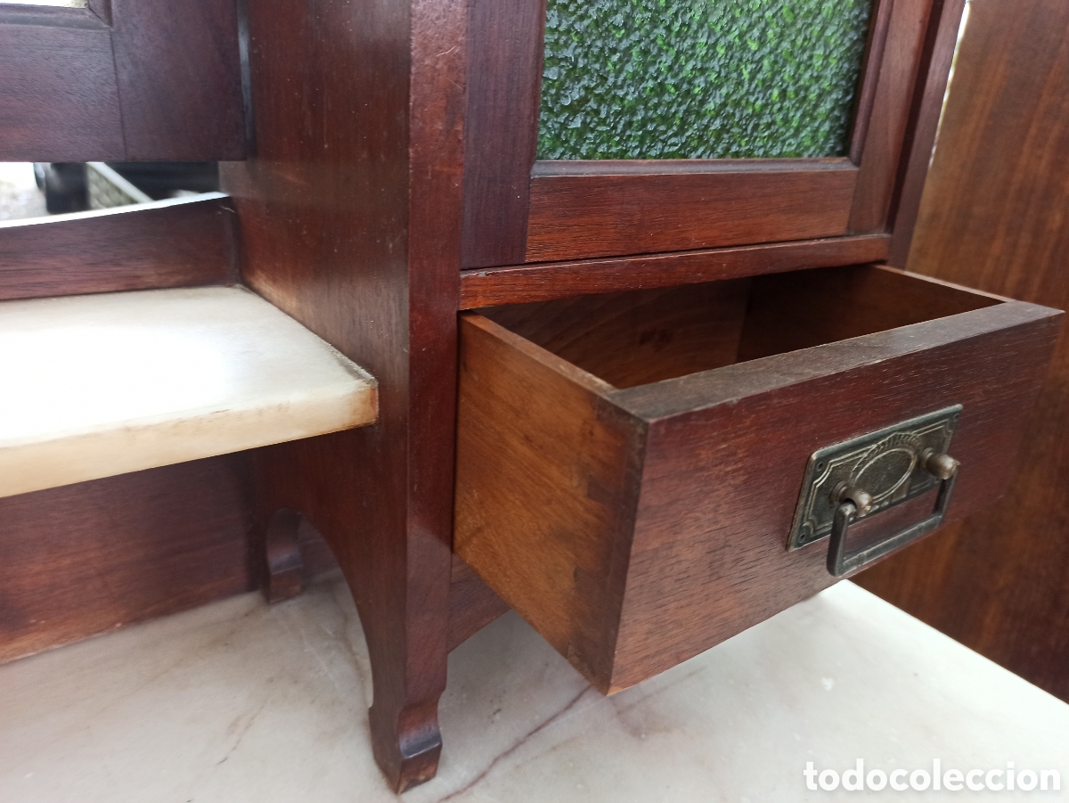 Antig&uuml;edades: Tocador de madera Art Nouveau - Foto 9