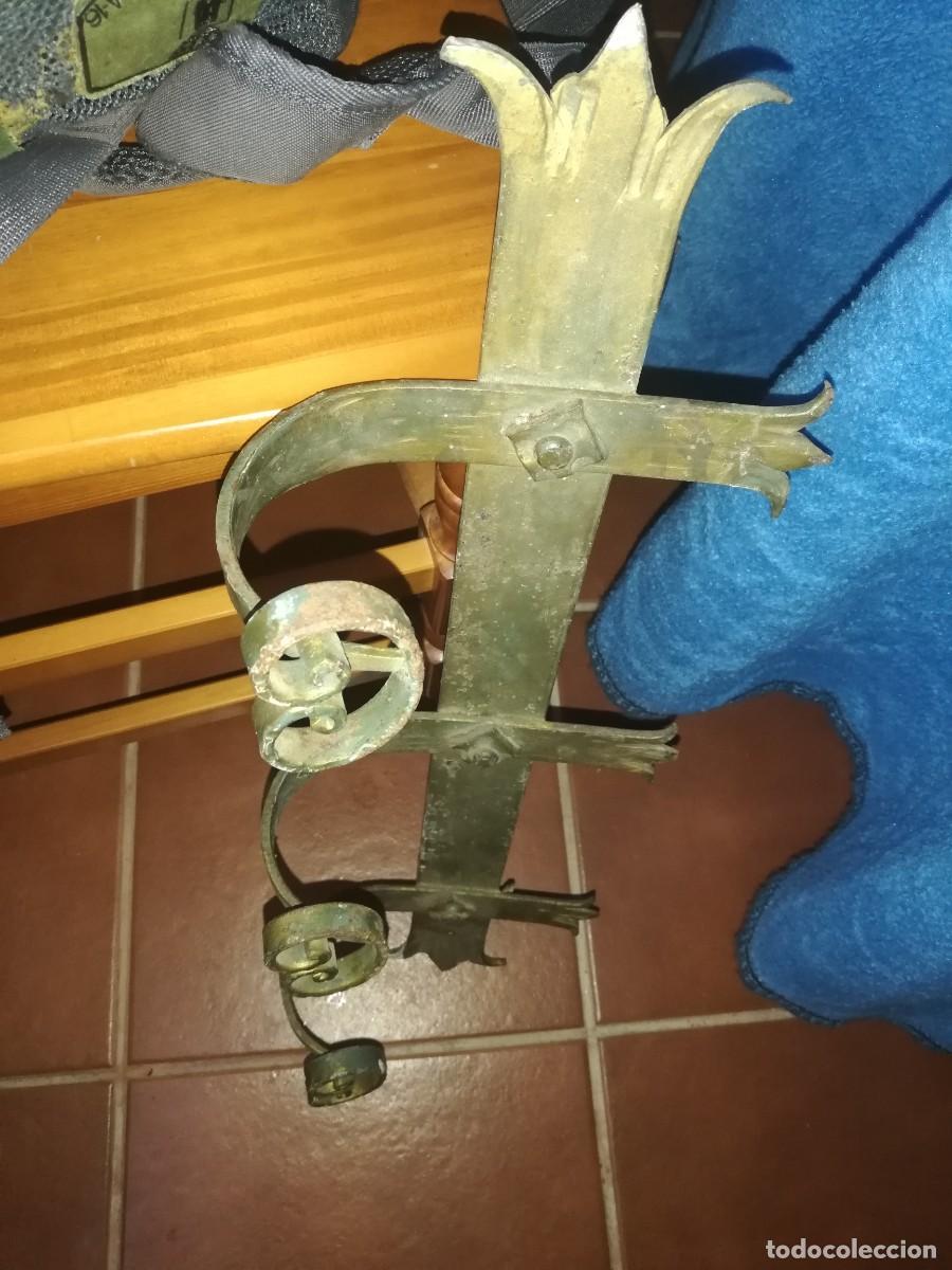 Antig&uuml;edades: Perchero rustico de hierro macizo - Foto 4