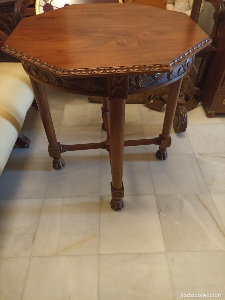 Antig&uuml;edades: Mesa Auxiliar octogonal - Foto 3