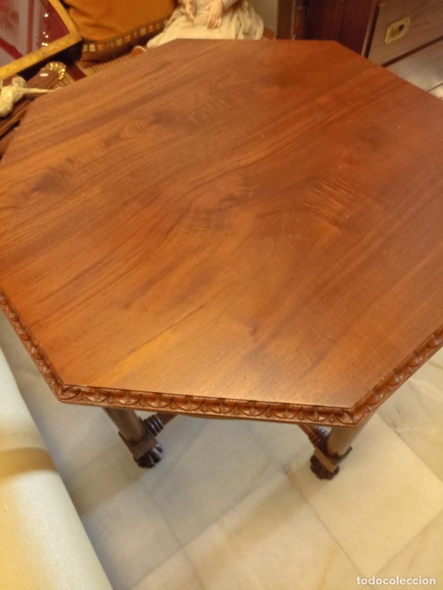 Antig&uuml;edades: Mesa Auxiliar octogonal - Foto 4