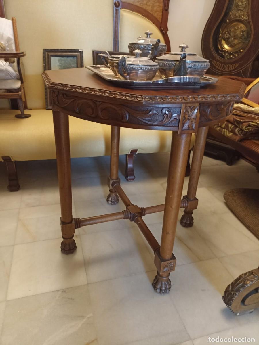 Antig&uuml;edades: Mesa Auxiliar octogonal - Foto 1