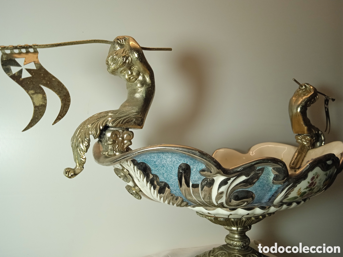 Antig&uuml;edades: Gran centro de mesa. - Foto 2