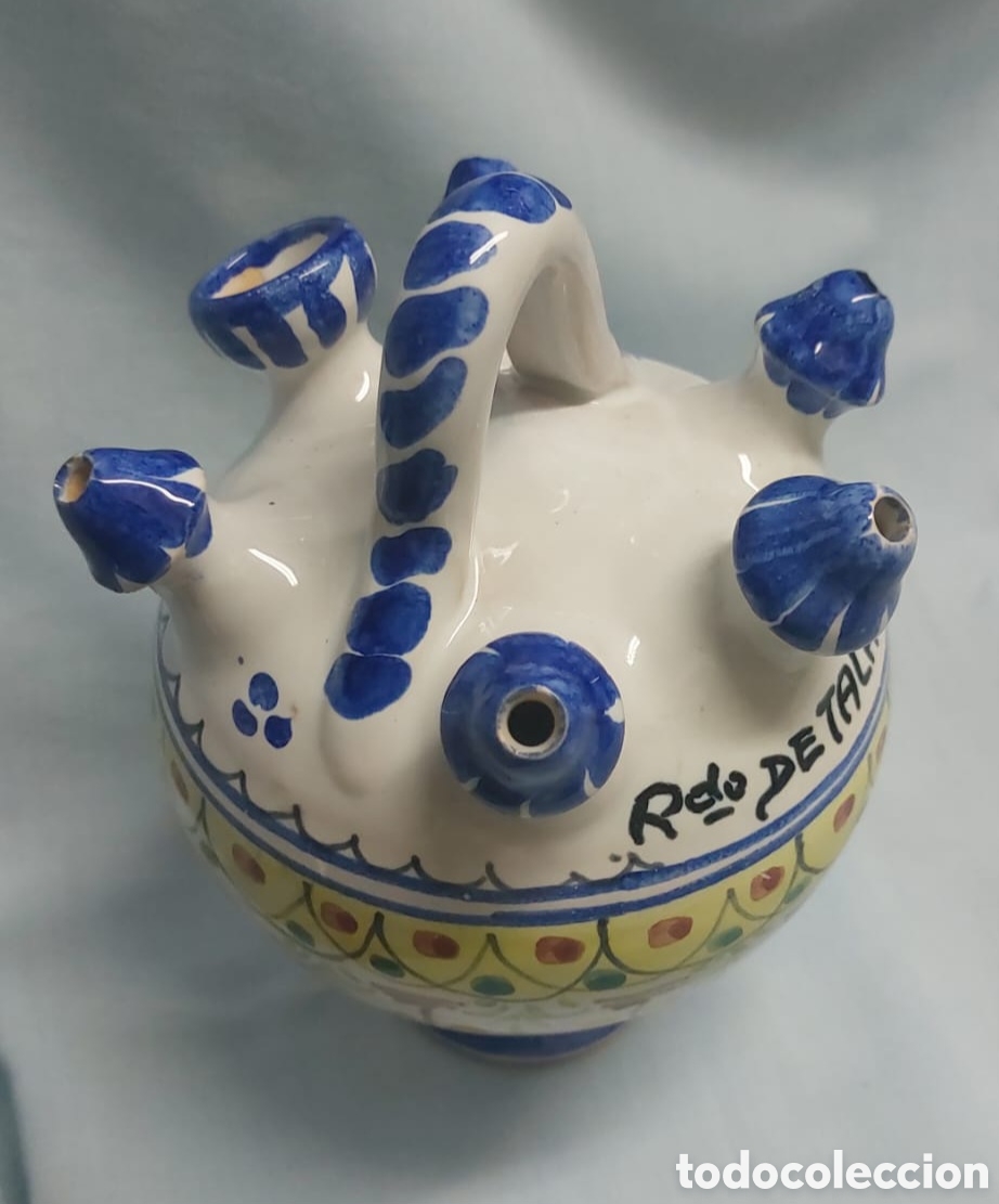 Antig&uuml;edades: BOTIJO DE TALAVERA DE CERAMICA - Foto 3