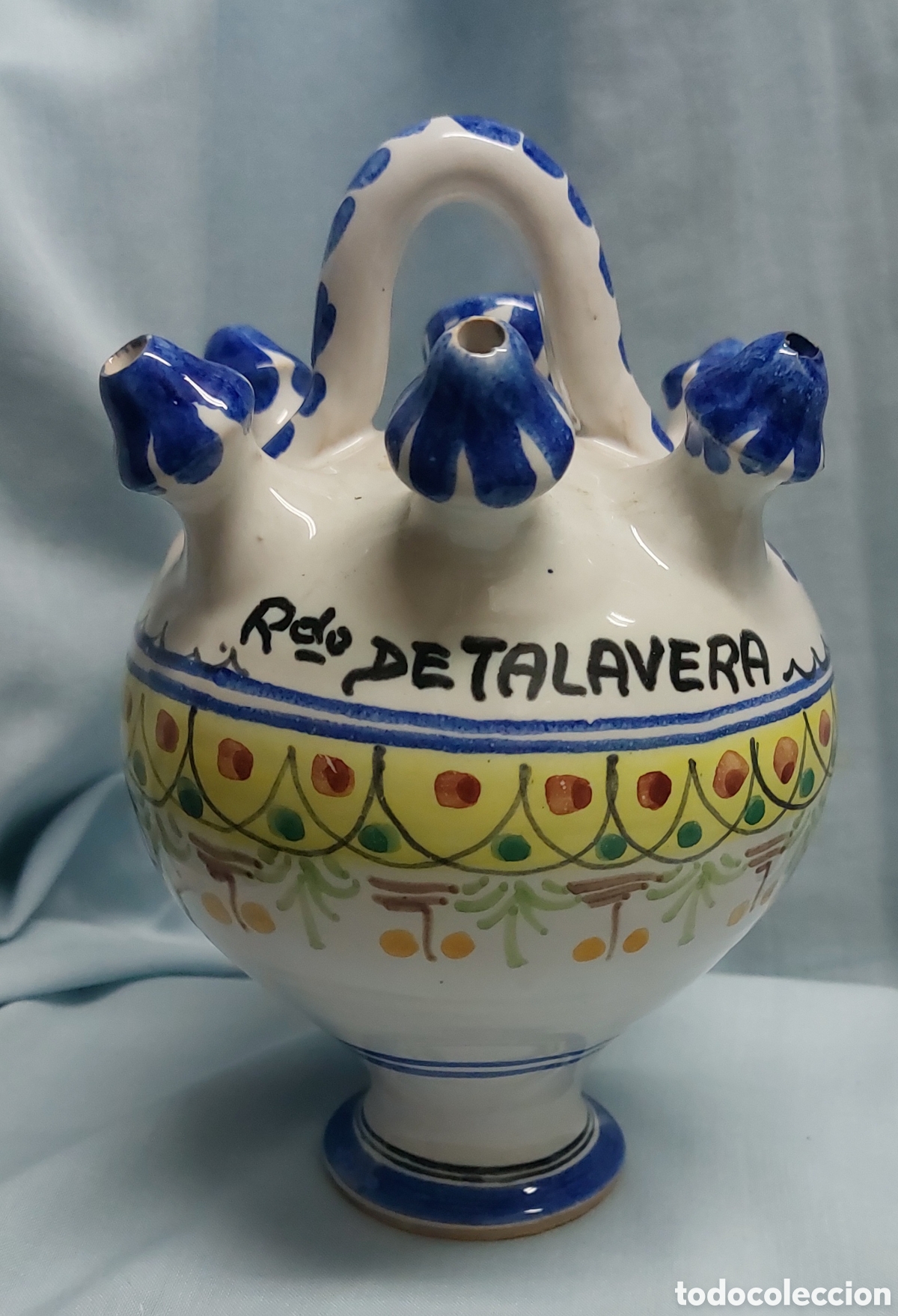 Antig&uuml;edades: BOTIJO DE TALAVERA DE CERAMICA - Foto 1