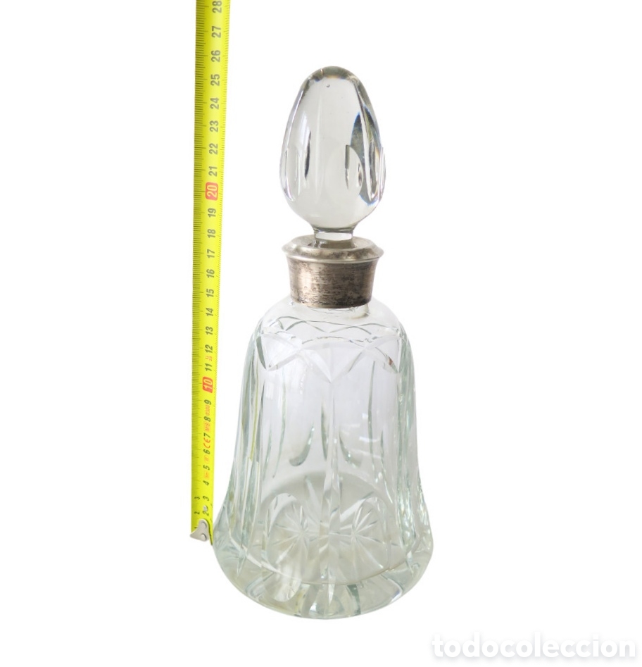 Antig&uuml;edades: Licorera de cristal tallada - Foto 2