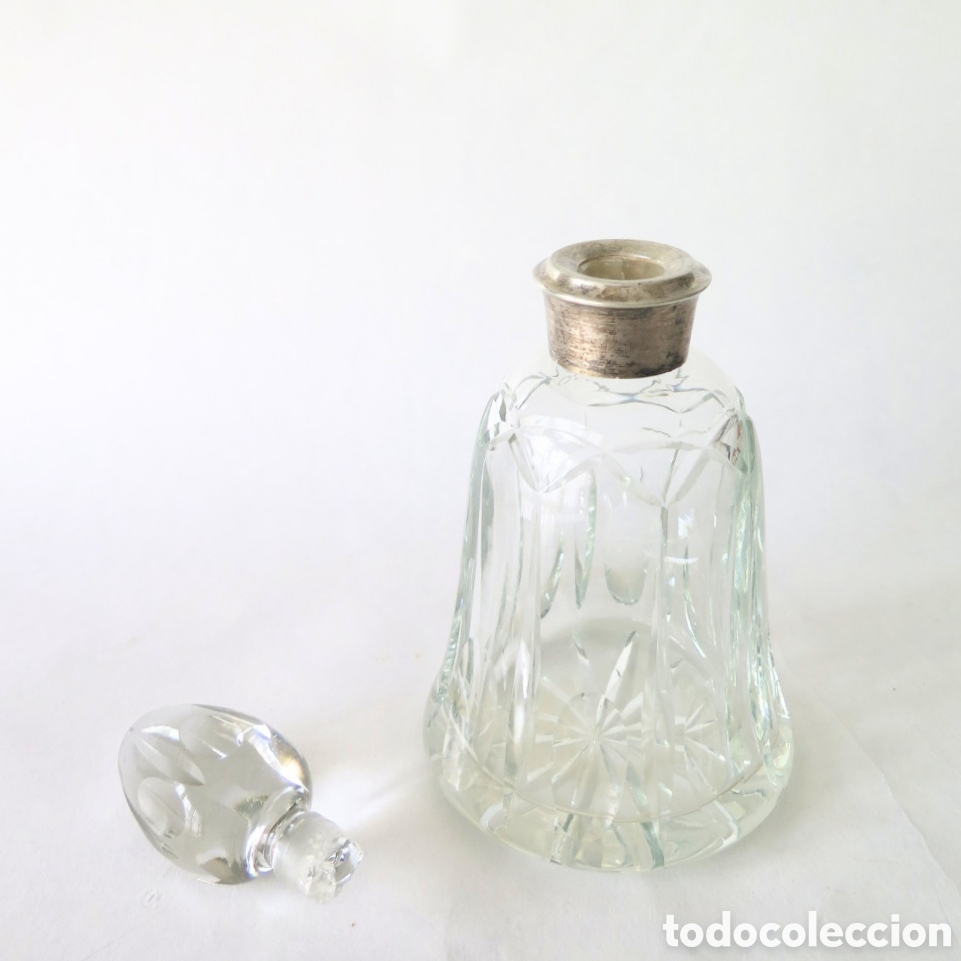 Antig&uuml;edades: Licorera de cristal tallada - Foto 7