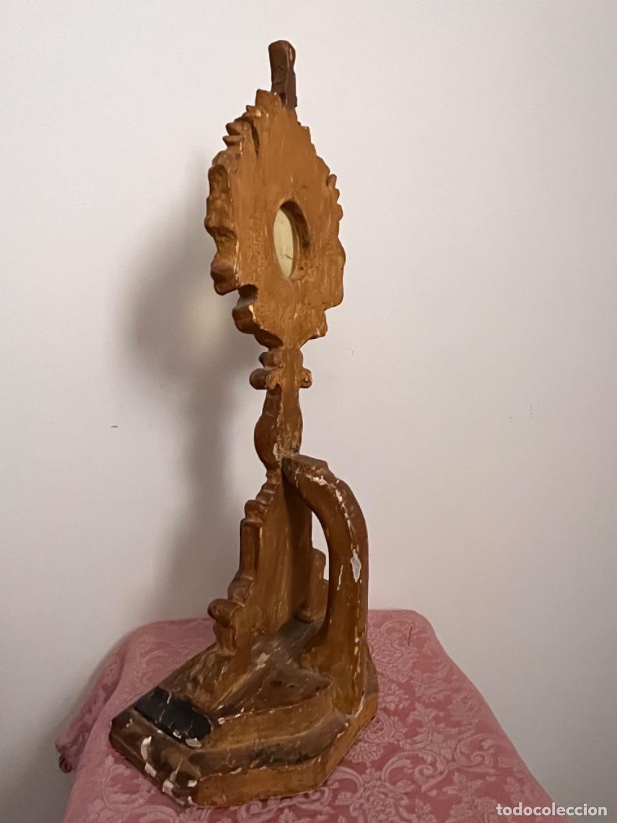 Antig&uuml;edades: Relicario de madera s. XVIII - Foto 11