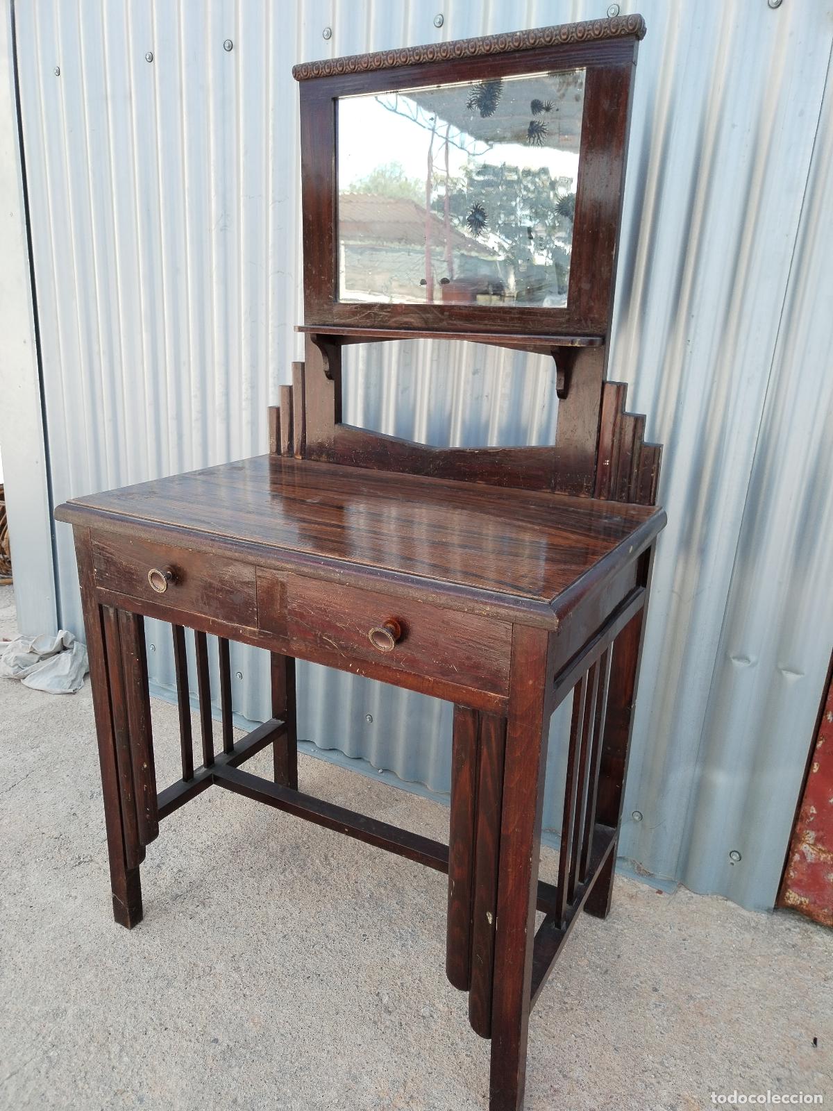 Antig&uuml;edades: mueble tocador antiguo - Foto 1