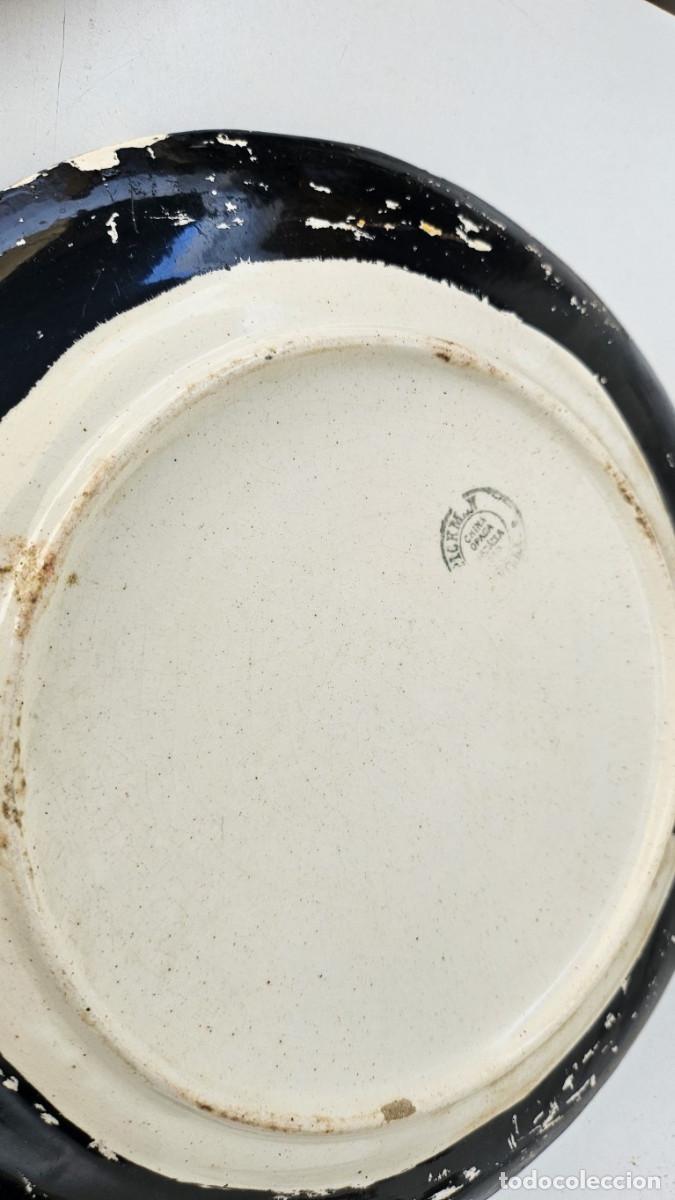 Antig&uuml;edades: plato pickma pintado a mano - Foto 3