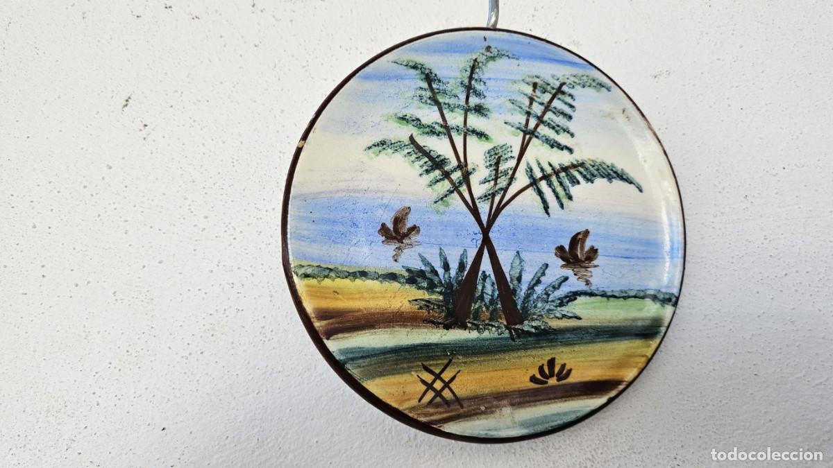 Antig&uuml;edades: peque&ntilde;o plato de ceramica - Foto 1