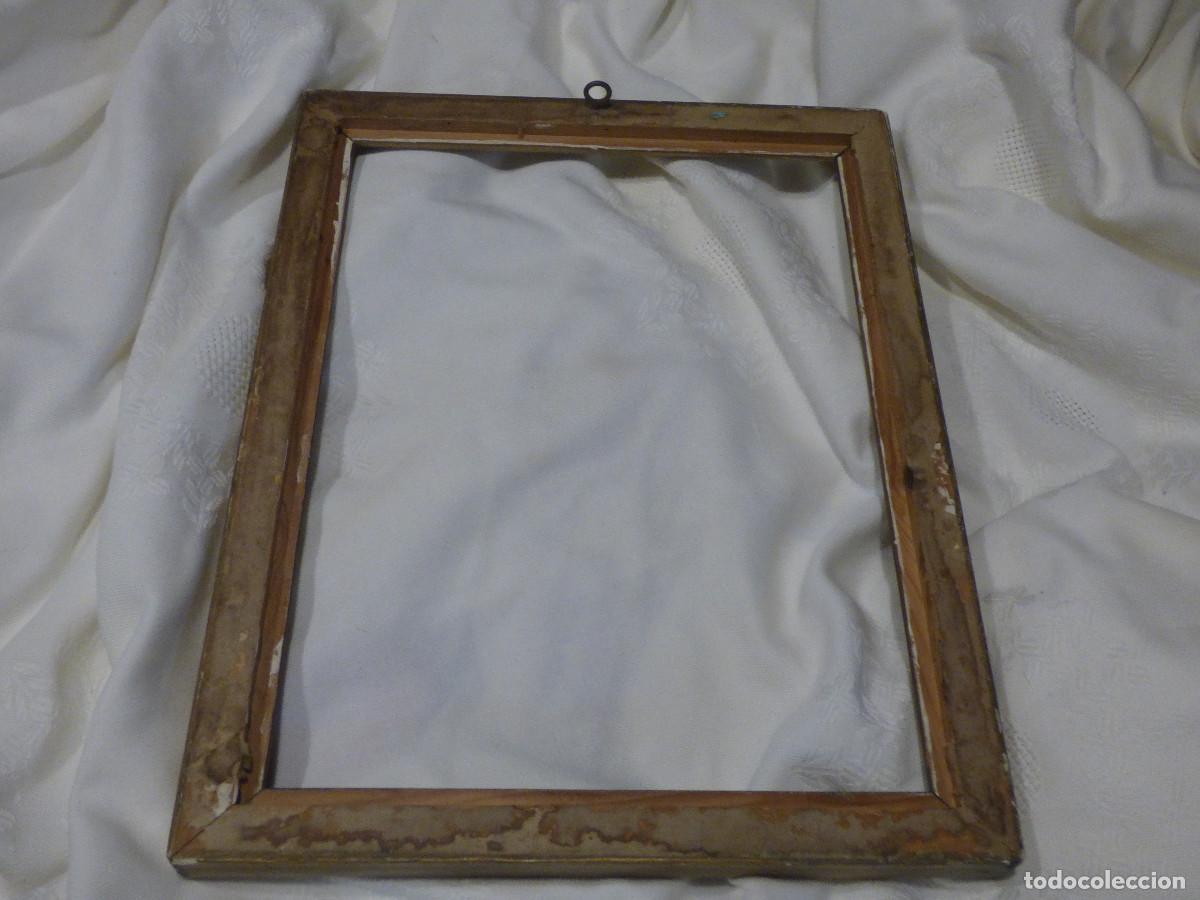 Antig&uuml;edades: Marco de madera,dorado. - Foto 3