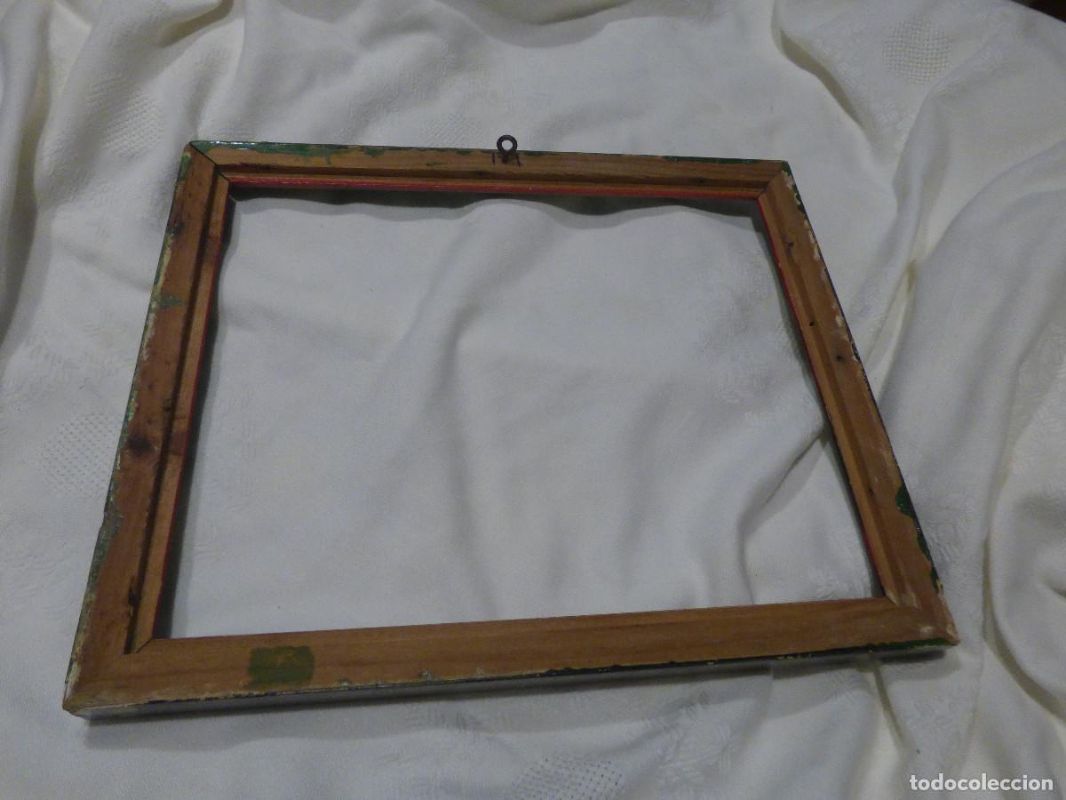 Antig&uuml;edades: Marco de madera,antiguo.Para restaurar. - Foto 3