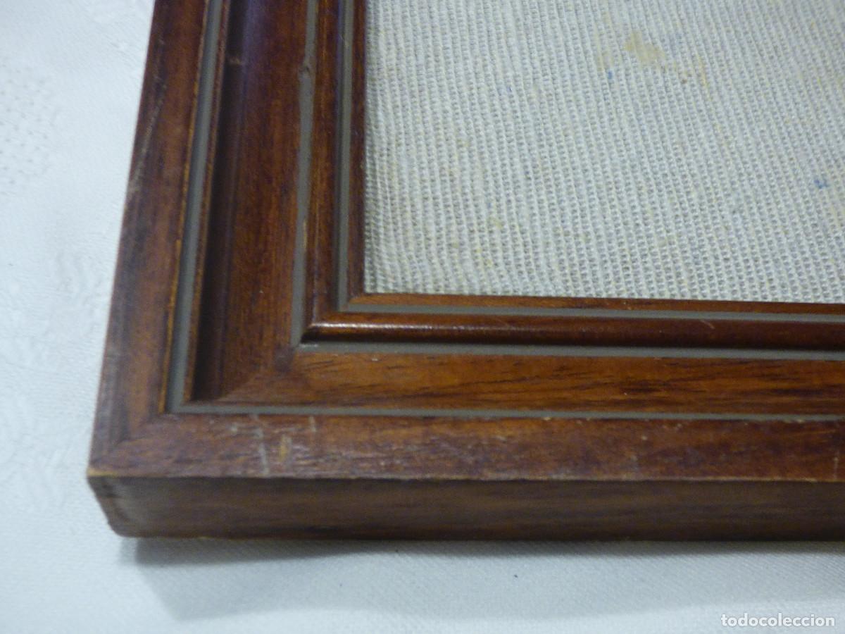 Antig&uuml;edades: Marco de madera,antiguo. - Foto 4