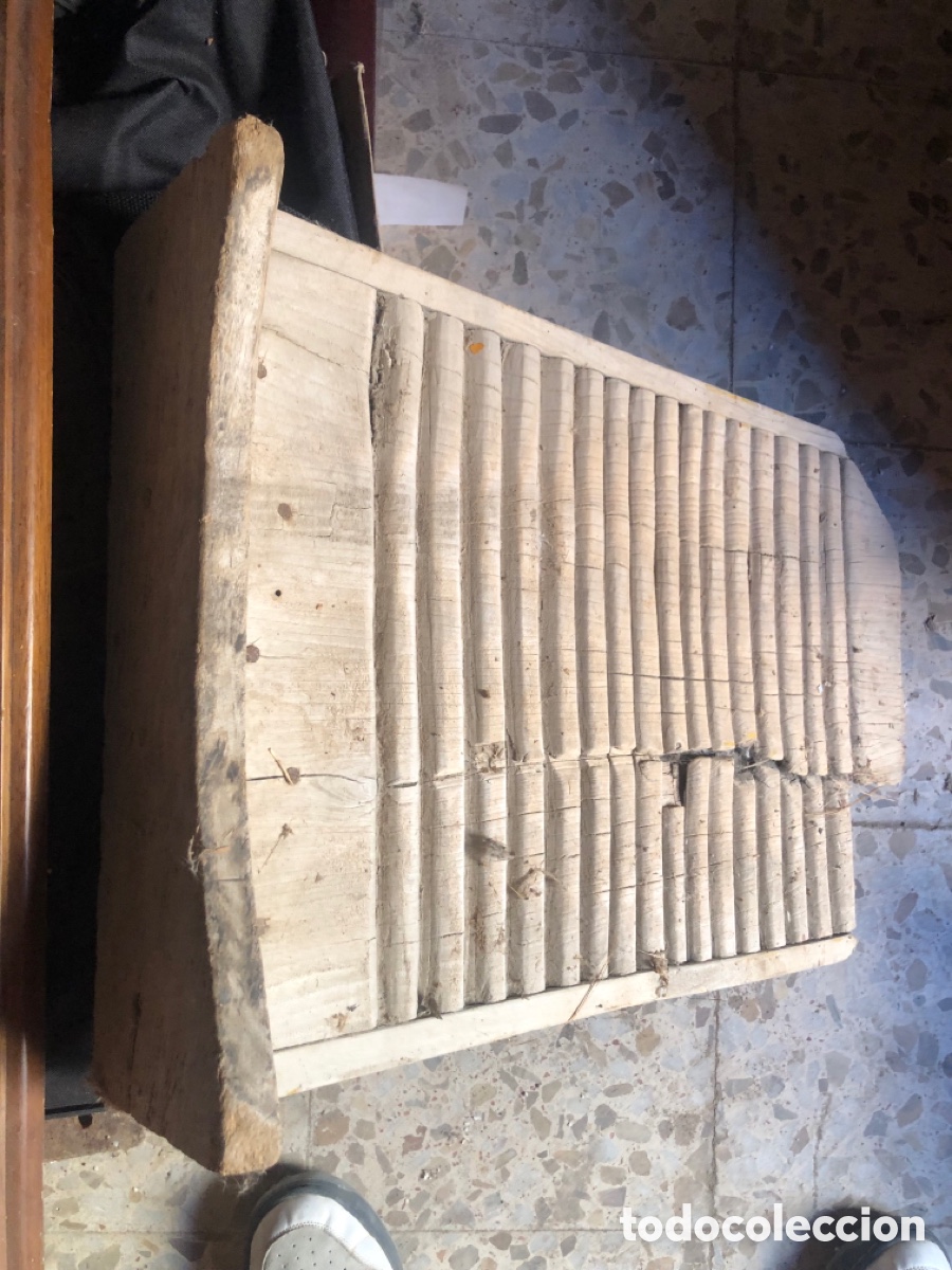 Antig&uuml;edades: TABLA DE LAVAR -RESTREGADERA- - Foto 2
