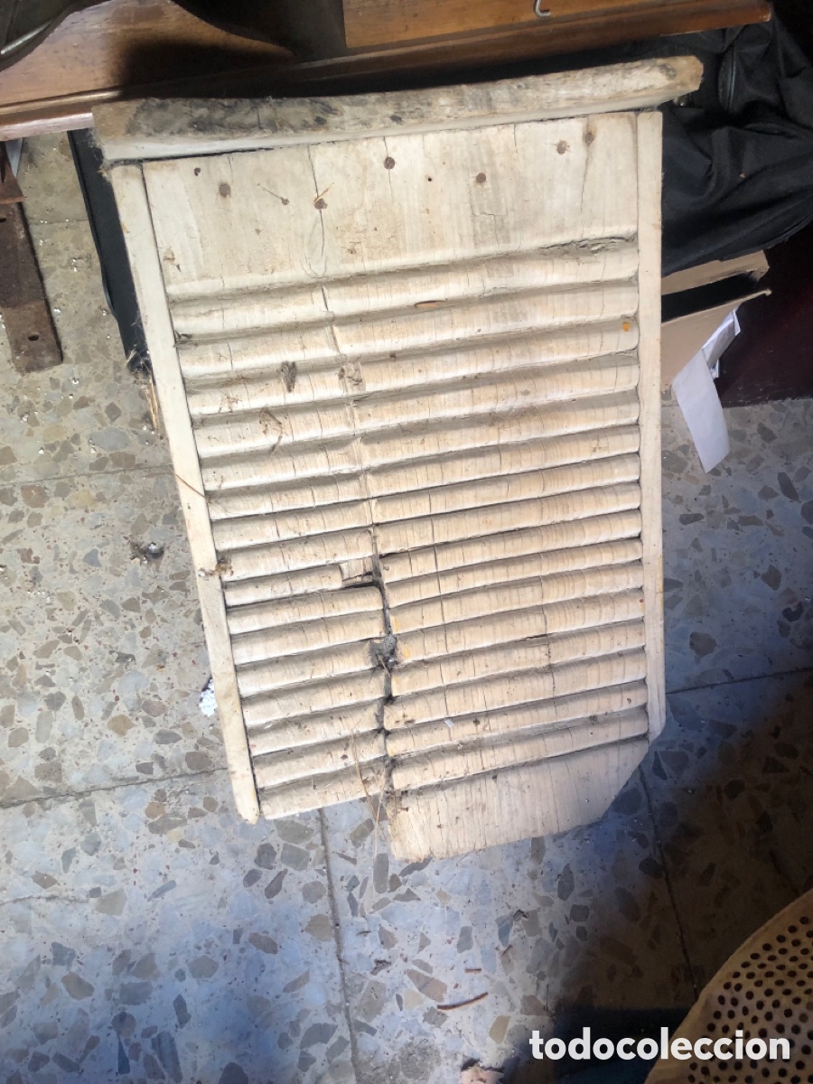 Antig&uuml;edades: TABLA DE LAVAR -RESTREGADERA- - Foto 1