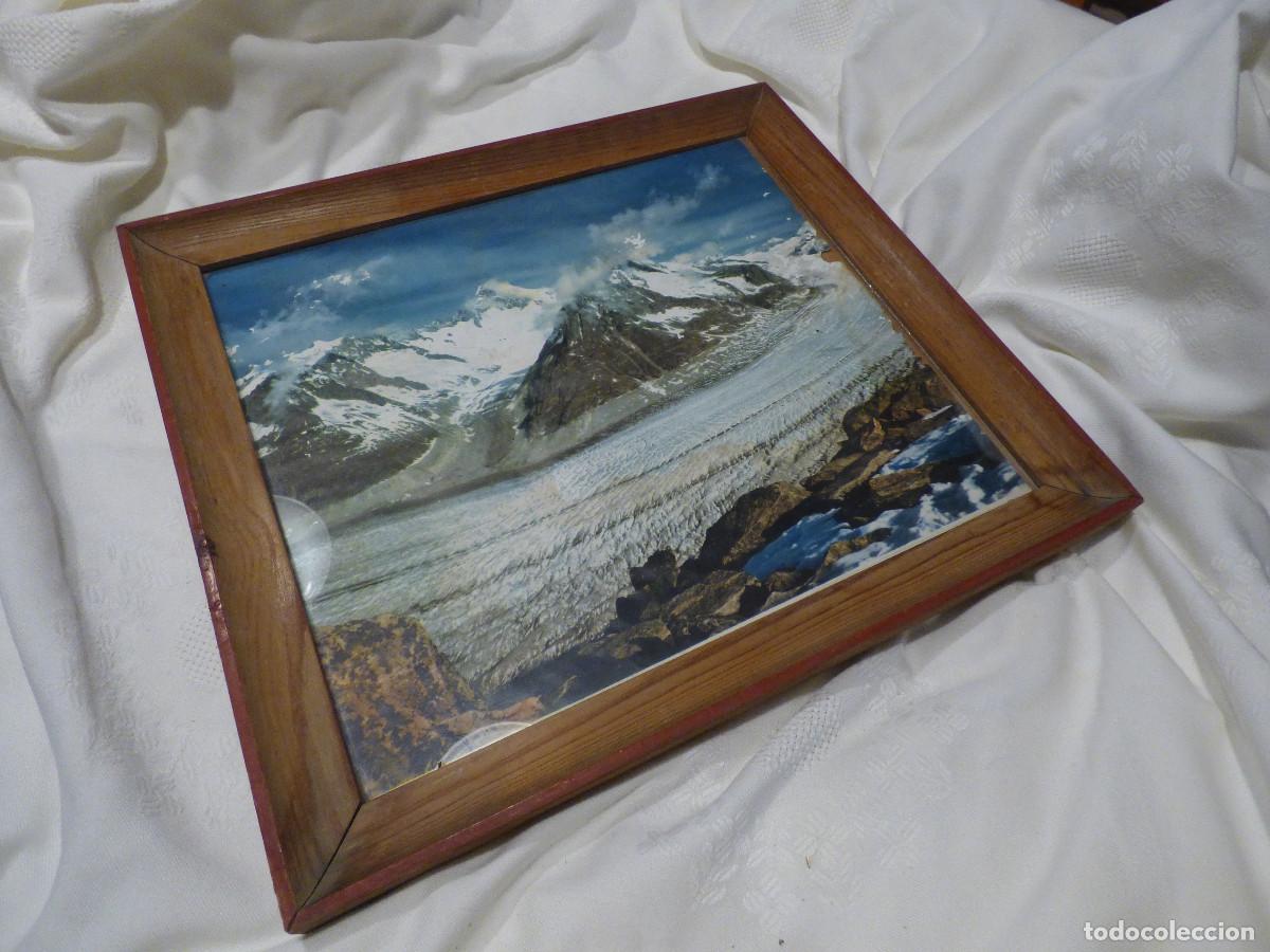 Antig&uuml;edades: Marco de madera,con cristal. - Foto 1
