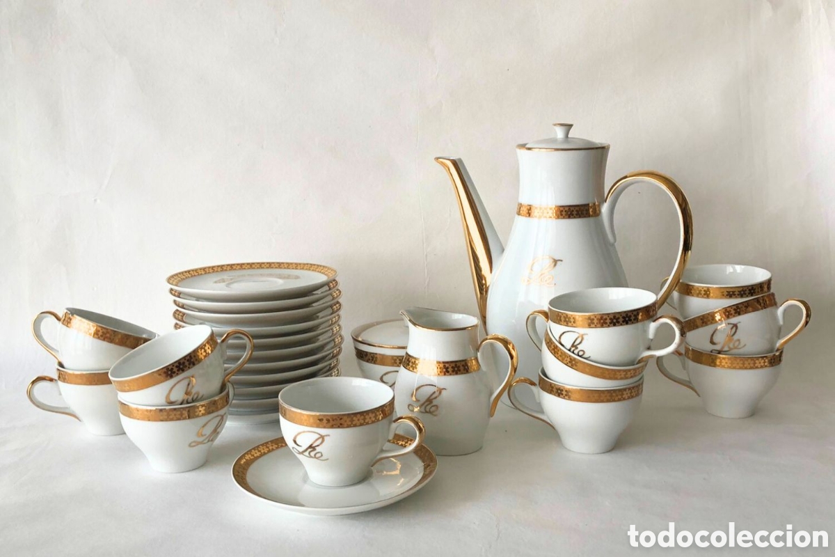Antig&uuml;edades: Juego de caf&eacute; Bidasoa - Foto 1
