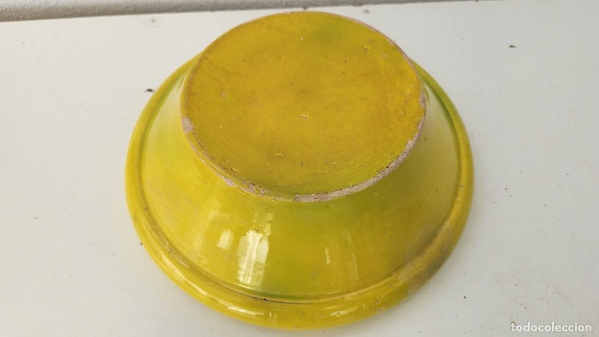 Antig&uuml;edades: lebrillo de ceramica - Foto 3