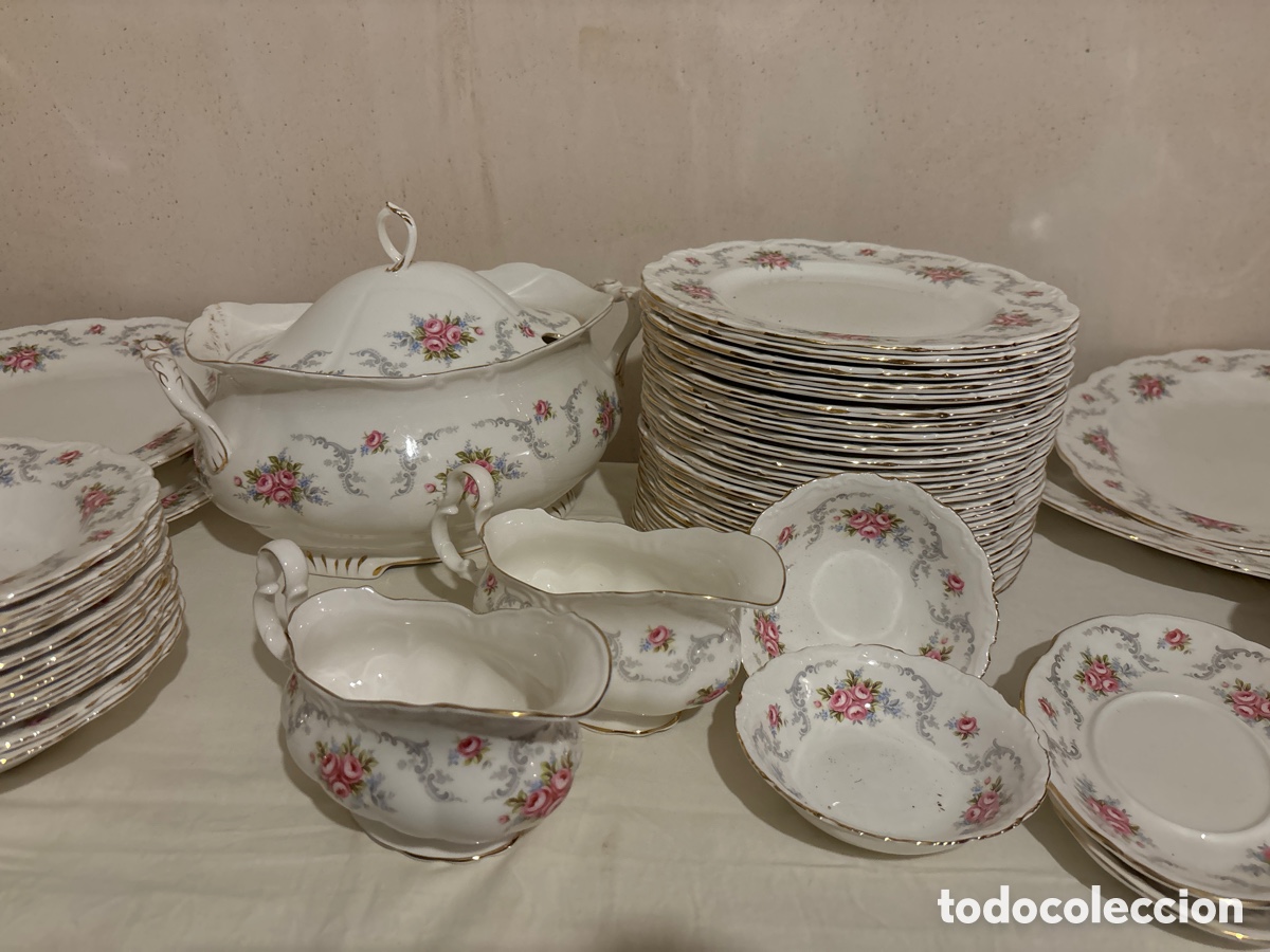 Antig&uuml;edades: Vajilla 60 piezas, Roger Albert. England - Foto 2