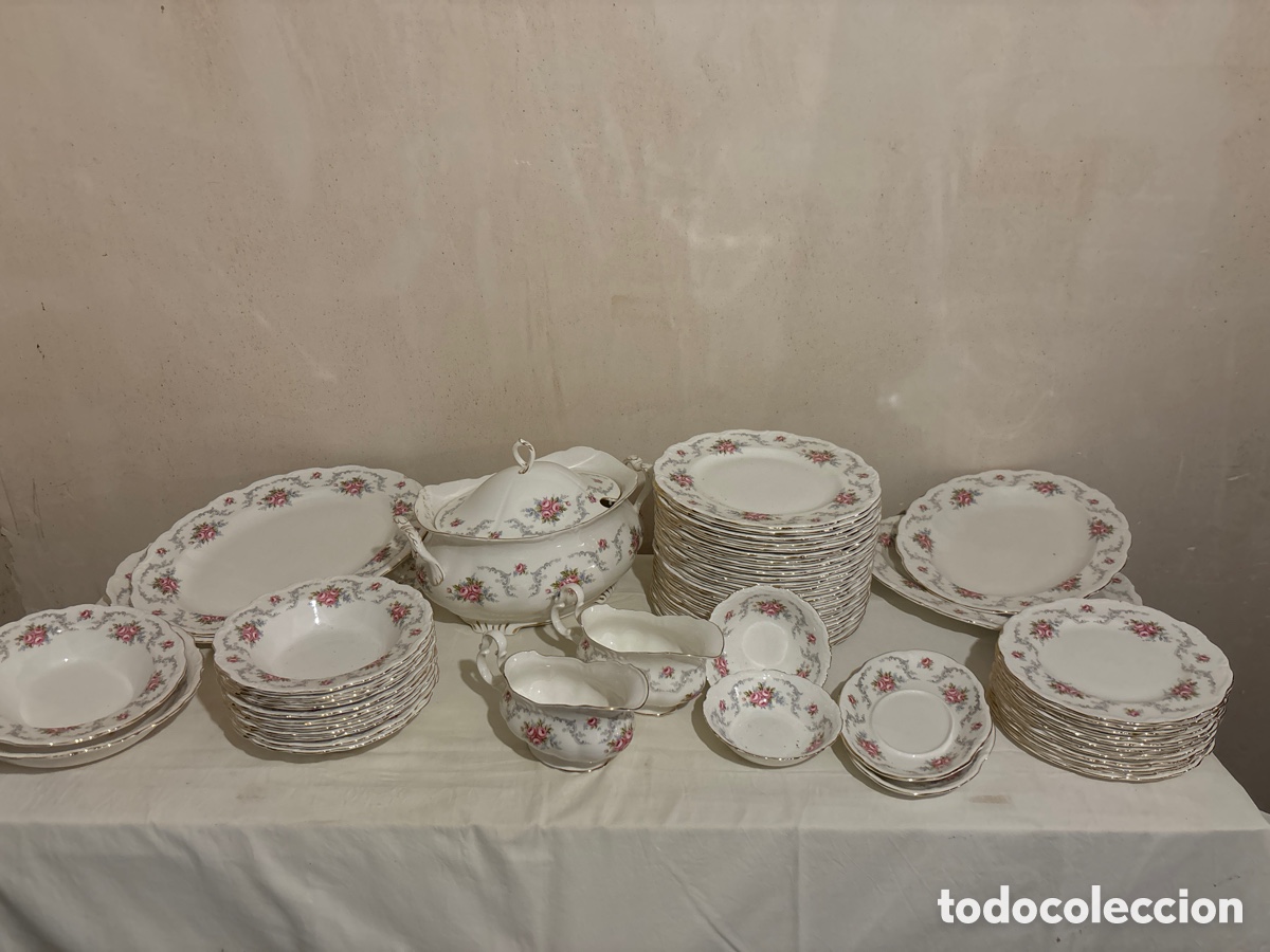 Antig&uuml;edades: Vajilla 60 piezas, Roger Albert. England - Foto 1