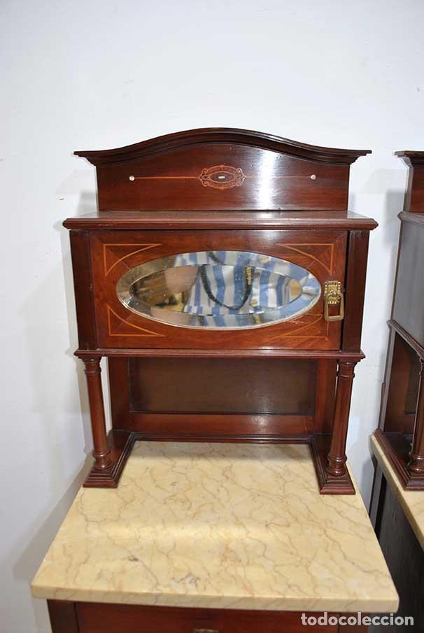 Antig&uuml;edades: PAREJA DE MESITAS MODERNISTAS - Foto 8