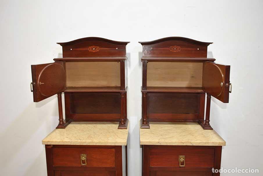 Antig&uuml;edades: PAREJA DE MESITAS MODERNISTAS - Foto 9
