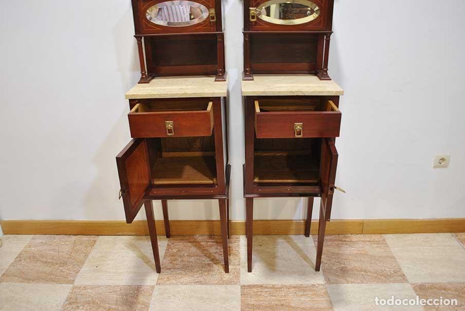 Antig&uuml;edades: PAREJA DE MESITAS MODERNISTAS - Foto 10