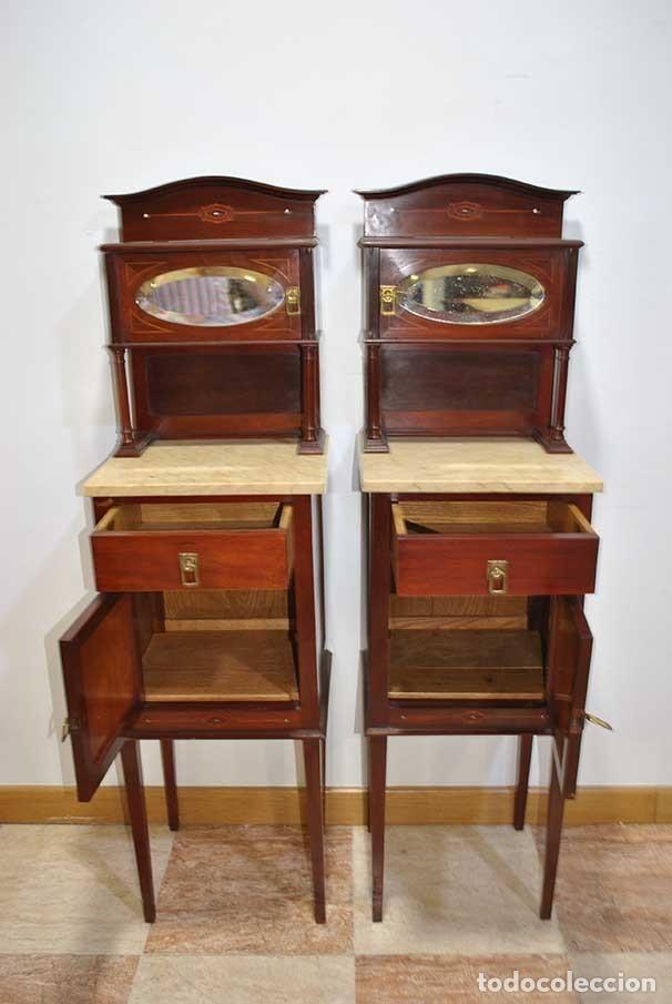 Antig&uuml;edades: PAREJA DE MESITAS MODERNISTAS - Foto 11