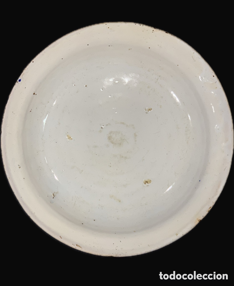 Antig&uuml;edades: Plato de cer&aacute;mica de Manises. 1800 - Foto 8