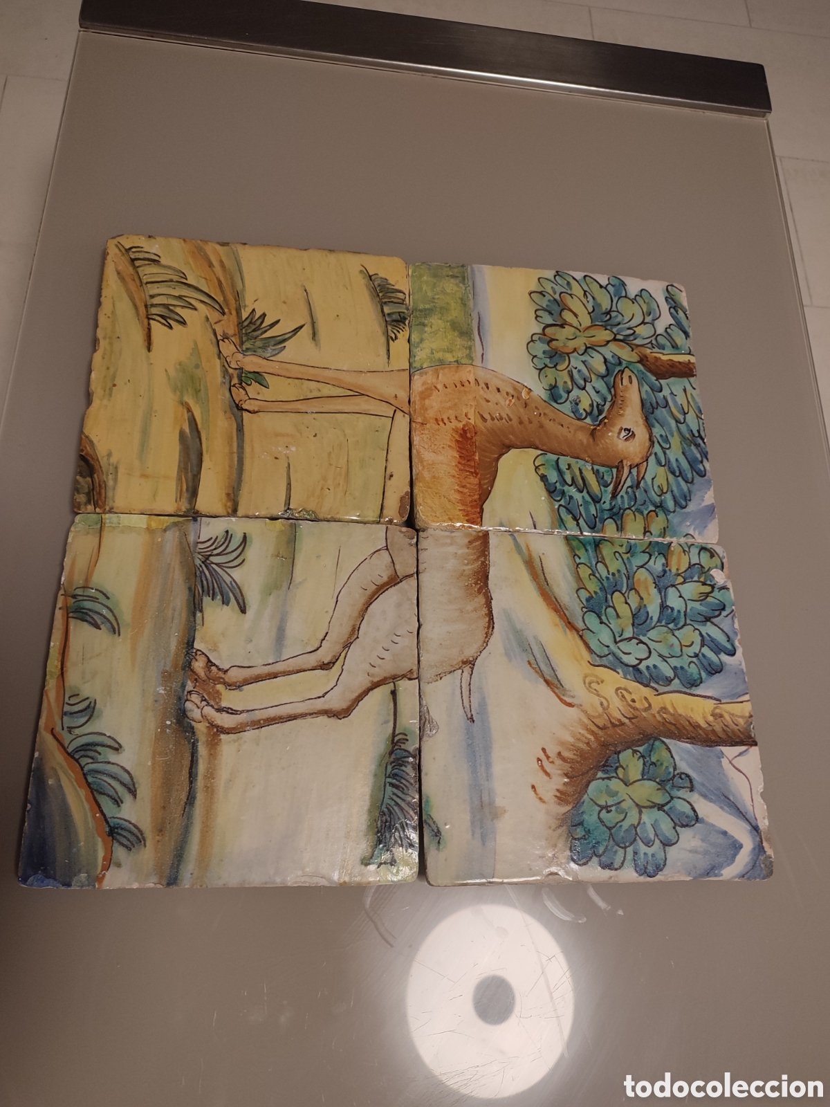 Antig&uuml;edades: Panel de Alcora siglo XVIII - Foto 1