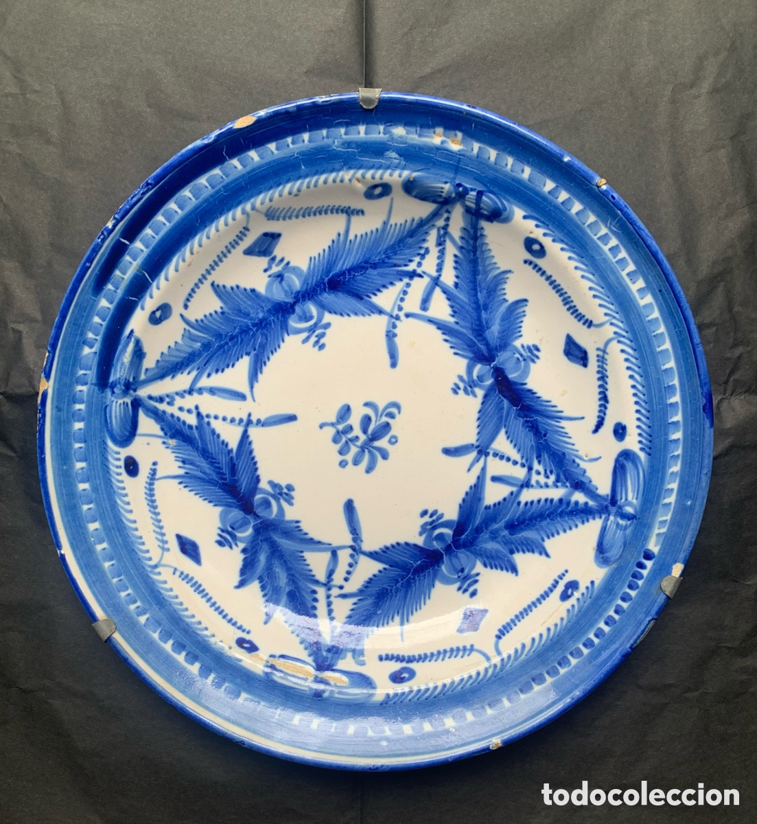 Antig&uuml;edades: Plato de Manises. S.XIX - Foto 4
