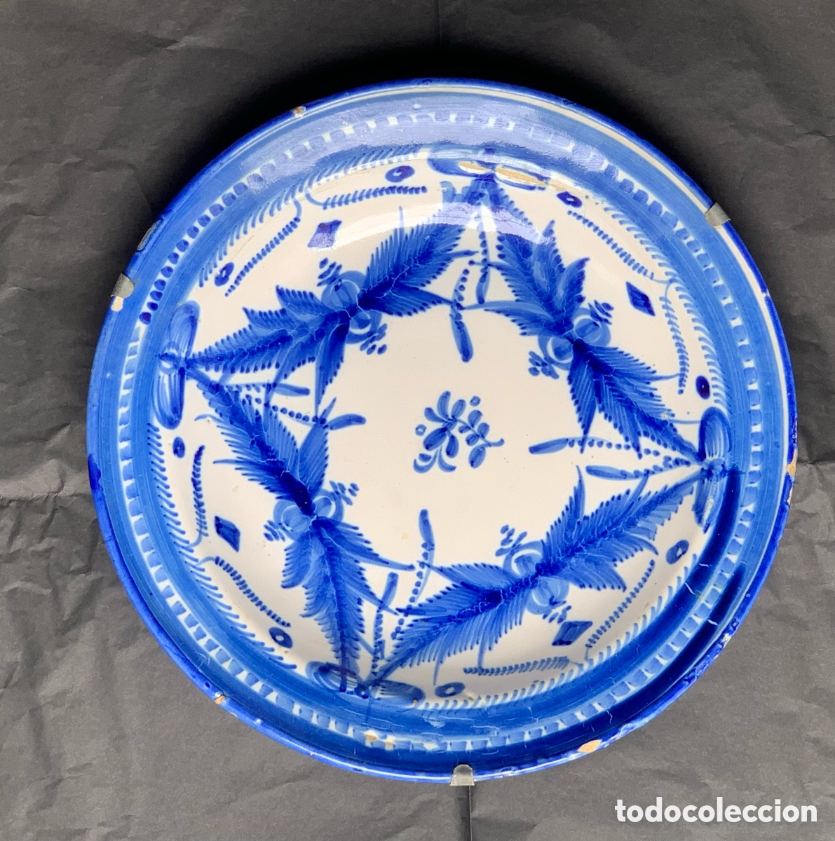 Antig&uuml;edades: Plato de Manises. S.XIX - Foto 5