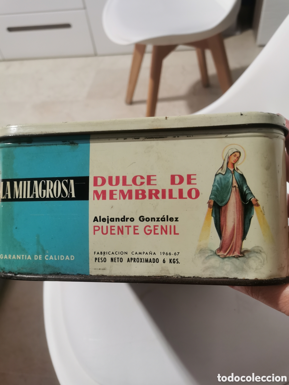 Antig&uuml;edades: Caja antigua membrillo - Foto 2