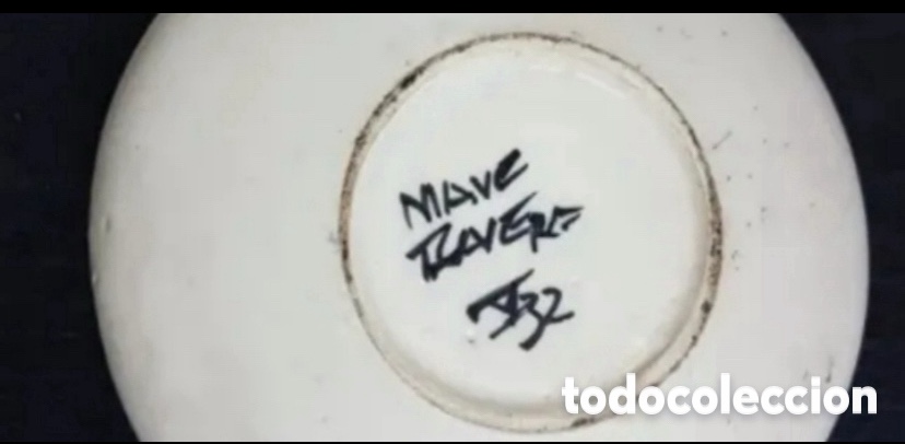 Antig&uuml;edades: Plato cer&aacute;mica Talavera Mave - Foto 2