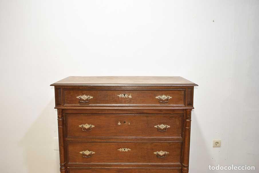 Antig&uuml;edades: C&Oacute;MODA ANTIGUA ALFONSINA DE MADERA - Foto 3