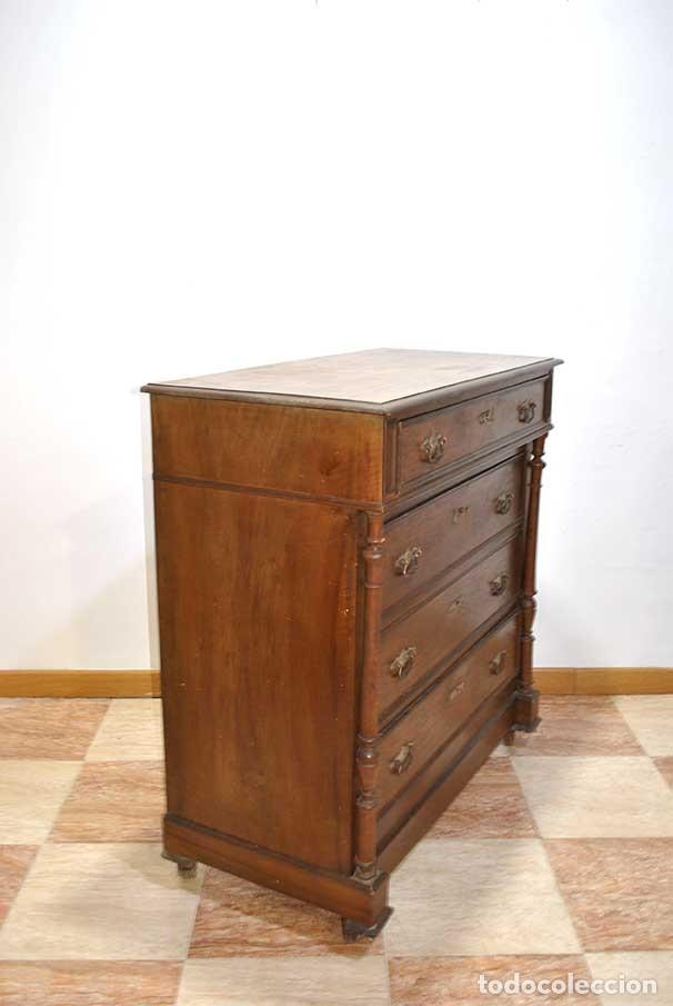 Antig&uuml;edades: C&Oacute;MODA ANTIGUA ALFONSINA DE MADERA - Foto 6