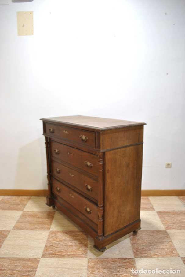 Antig&uuml;edades: C&Oacute;MODA ANTIGUA ALFONSINA DE MADERA - Foto 7