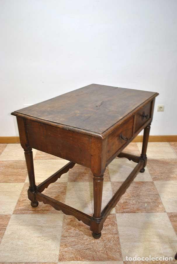 Antig&uuml;edades: MESA ANTIGUA AUXILIAR CON CAJONES - Foto 8