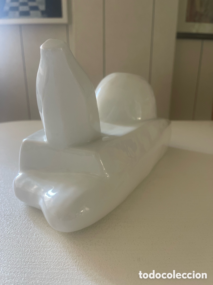 Antig&uuml;edades: Frutero blanco de Sargadelos numerado Leiro - Foto 2