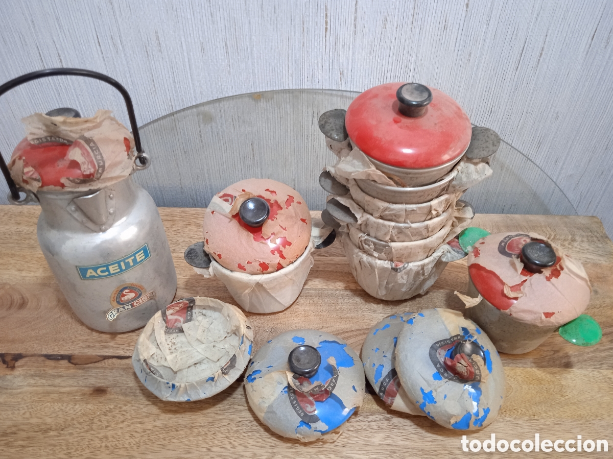 Antig&uuml;edades: Bater&iacute;a la lechera en aluminio - Foto 3