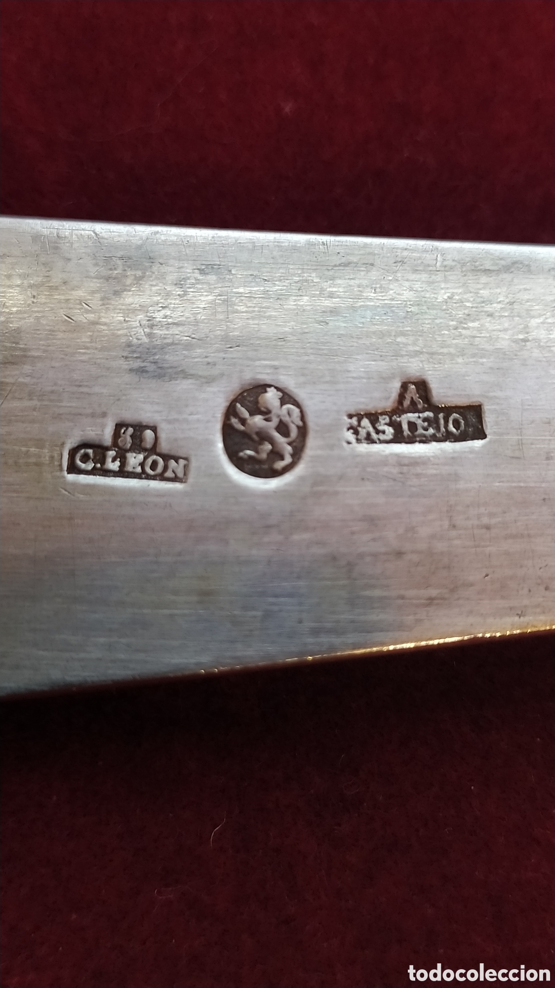 Antig&uuml;edades: Antiguo cuchar&oacute;n de plata - Foto 3