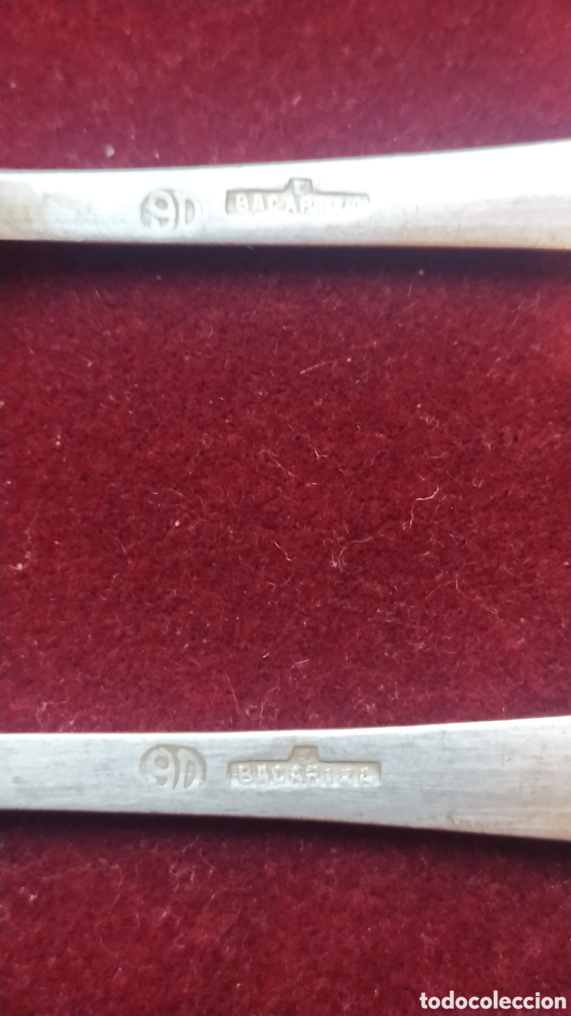 Antig&uuml;edades: 2 cucharillas de plata e. Bacariza - Foto 3