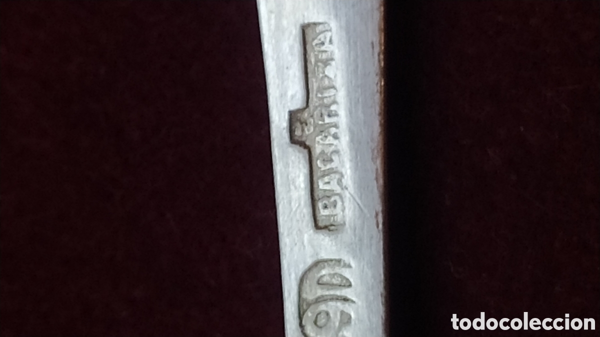 Antig&uuml;edades: 2 cucharillas de plata e. Bacariza - Foto 4