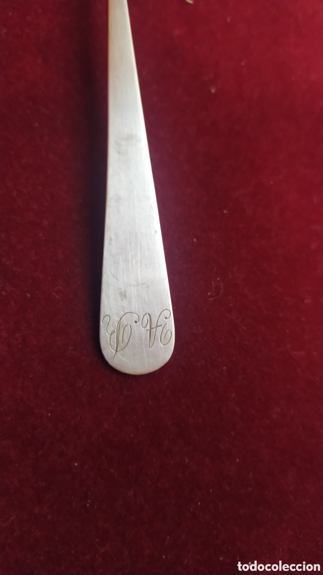 Antig&uuml;edades: Cucharilla plata antigua Tarongi - Foto 3