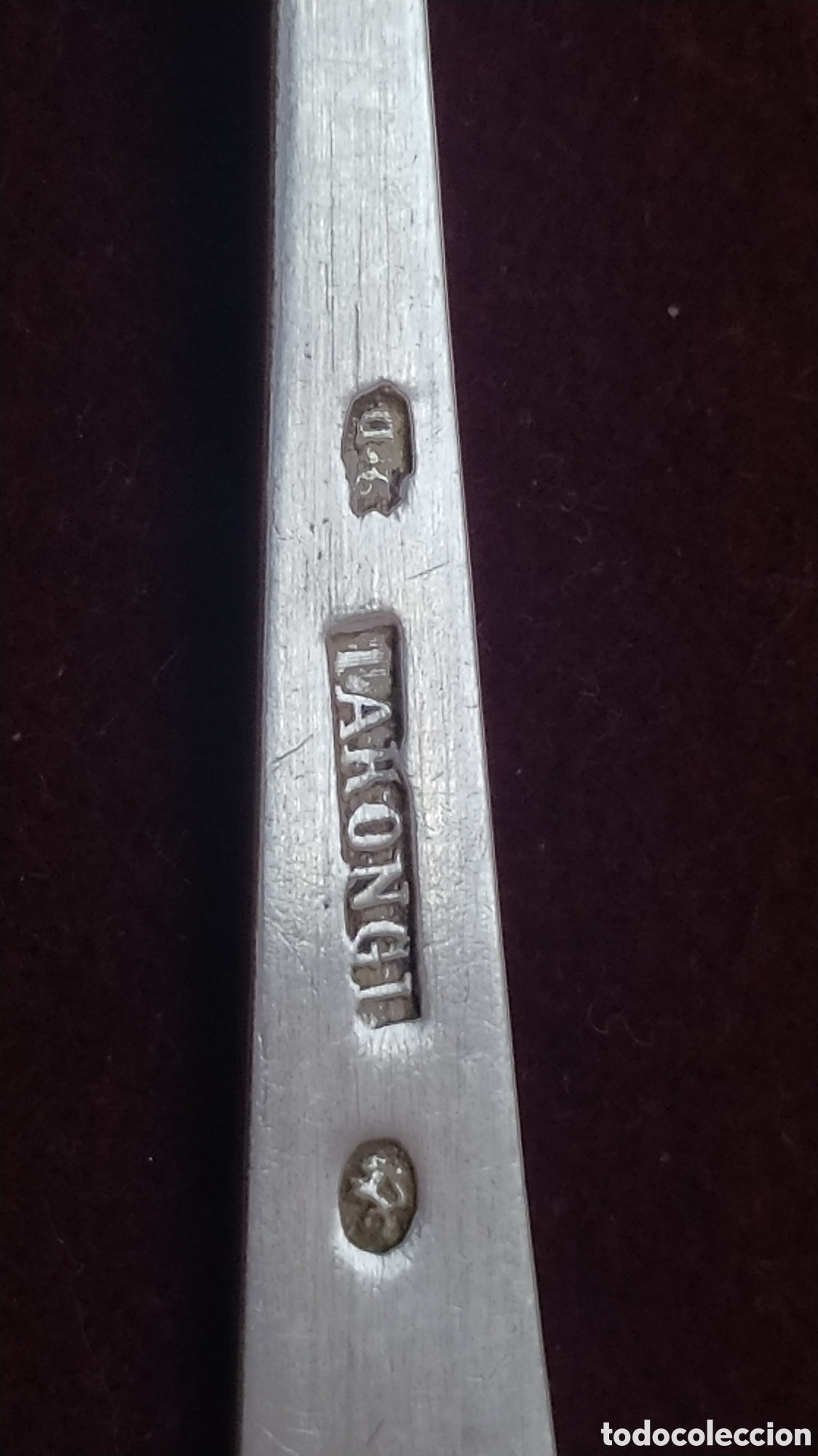Antig&uuml;edades: Cucharilla plata antigua Tarongi - Foto 5