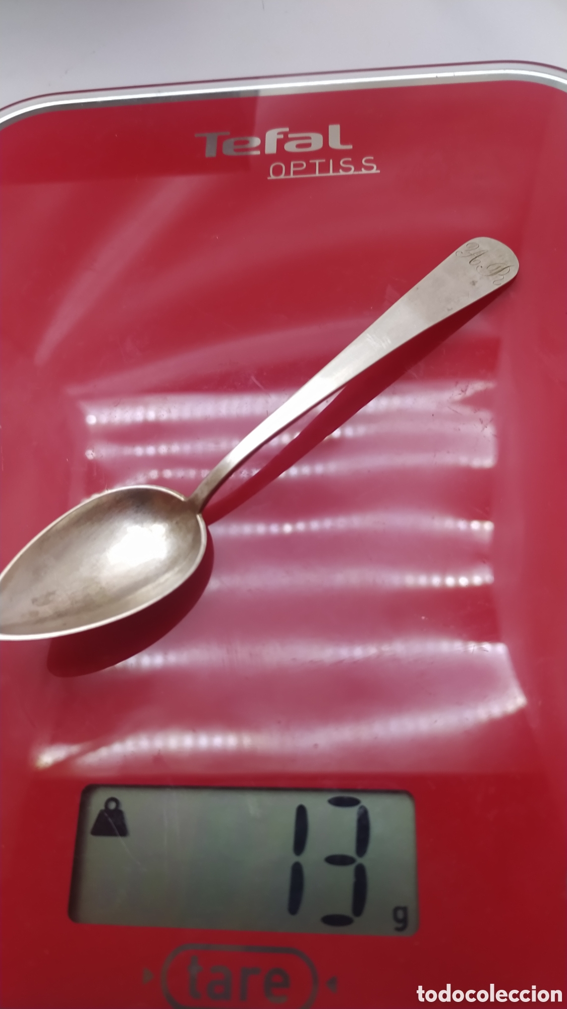 Antig&uuml;edades: Cucharilla plata antigua Tarongi - Foto 8